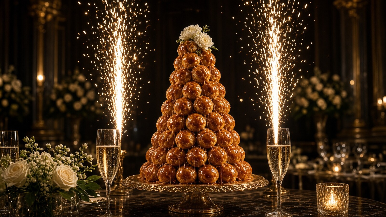 Étincelles gâteau x2